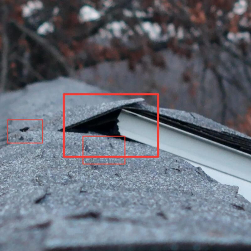 High-Resolution Aerial Inspections – Roof, Construction & Property Aerial drone inspection identifying roof damage and structural issues